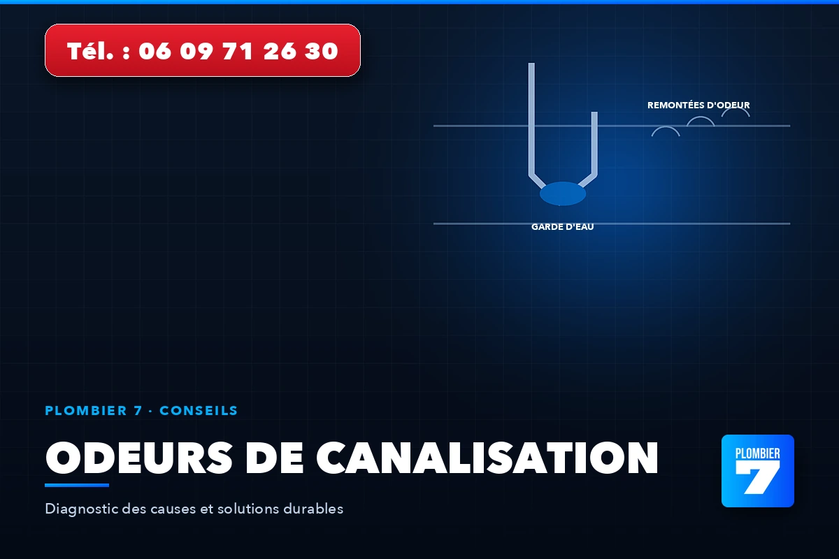 Odeurs de canalisation — Diagnostic des causes et solutions durables | Plombier 7, plombier à Lyon 24h/24 et 7j/7